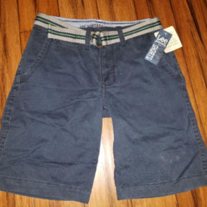 New Men Lee Khaki Chino Blue Shorts & Belt 29"